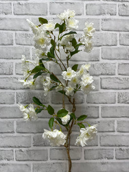 ITEM 01033 W - 35" WHITE CHERRY BLOSSOM SPRAY