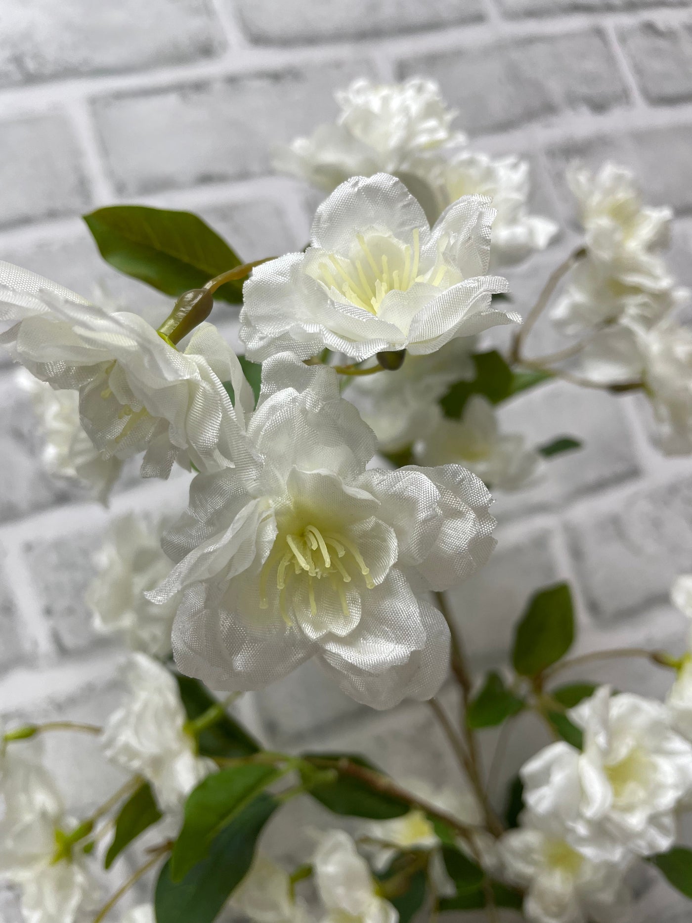 ITEM 01033 W - 35" WHITE CHERRY BLOSSOM SPRAY