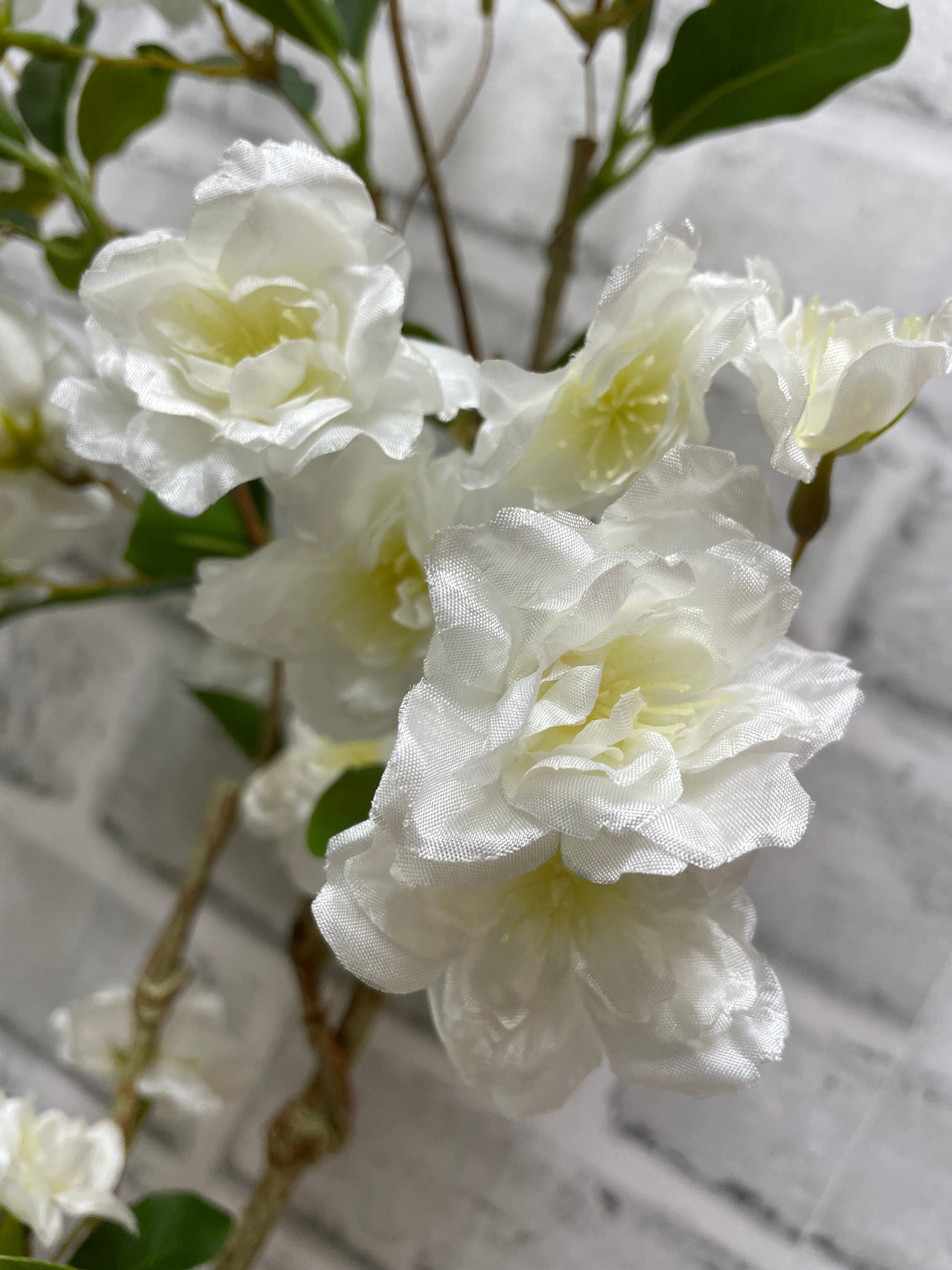 ITEM 01033 W - 35" WHITE CHERRY BLOSSOM SPRAY