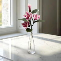 ITEM 01034 PK  - 26" FRESH TOUCH PINK MAGNOLIA SPRAY