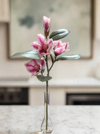 ITEM 01034 PK  - 26" FRESH TOUCH PINK MAGNOLIA SPRAY