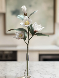 ITEM 01034 W  - 26" FRESH TOUCH WHITE MAGNOLIA SPRAY