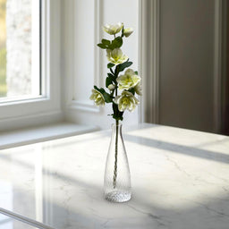 ITEM 01036 GRW  - 32" FRESH TOUCH GREEN WHITE HELLEBOES SPRAY