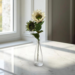 ITEM 01038 CM - 27" CREAM SUNFLOWER SPRAY