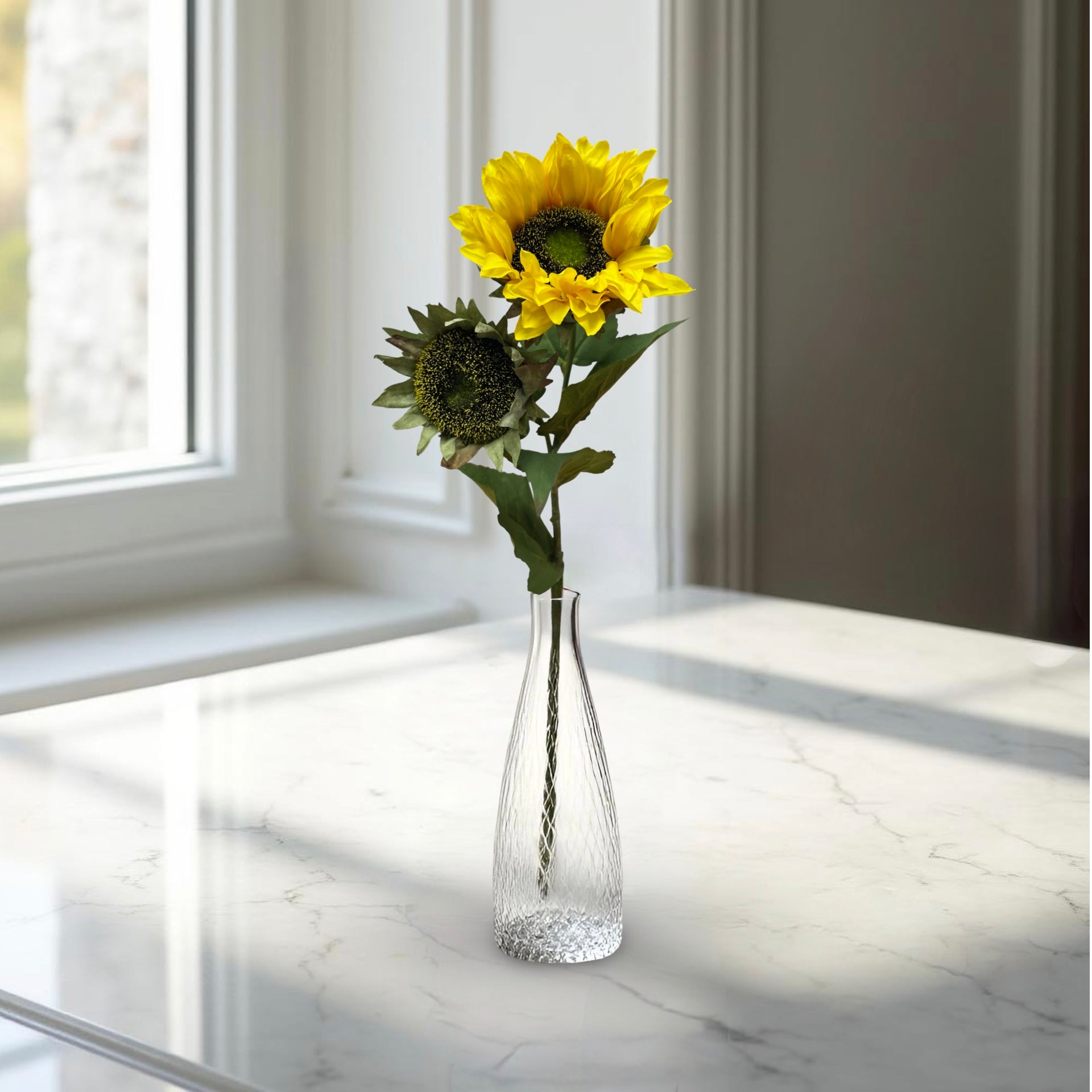 ITEM 01038 Y - 27" YELLOW SUNFLOWER SPRAY