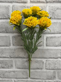 ITEM 10184 Y - 13.5" YELLOW HONEYCOMB BUSH