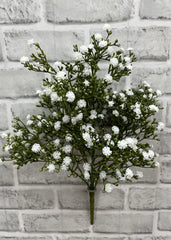 ITEM 10190 W - 16" WHITE GYPSOPHILA BUSH