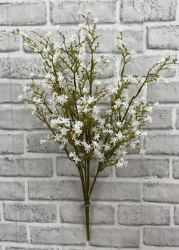 ITEM 10192 W - 22" WHITE SEEDUM SEED BUSH