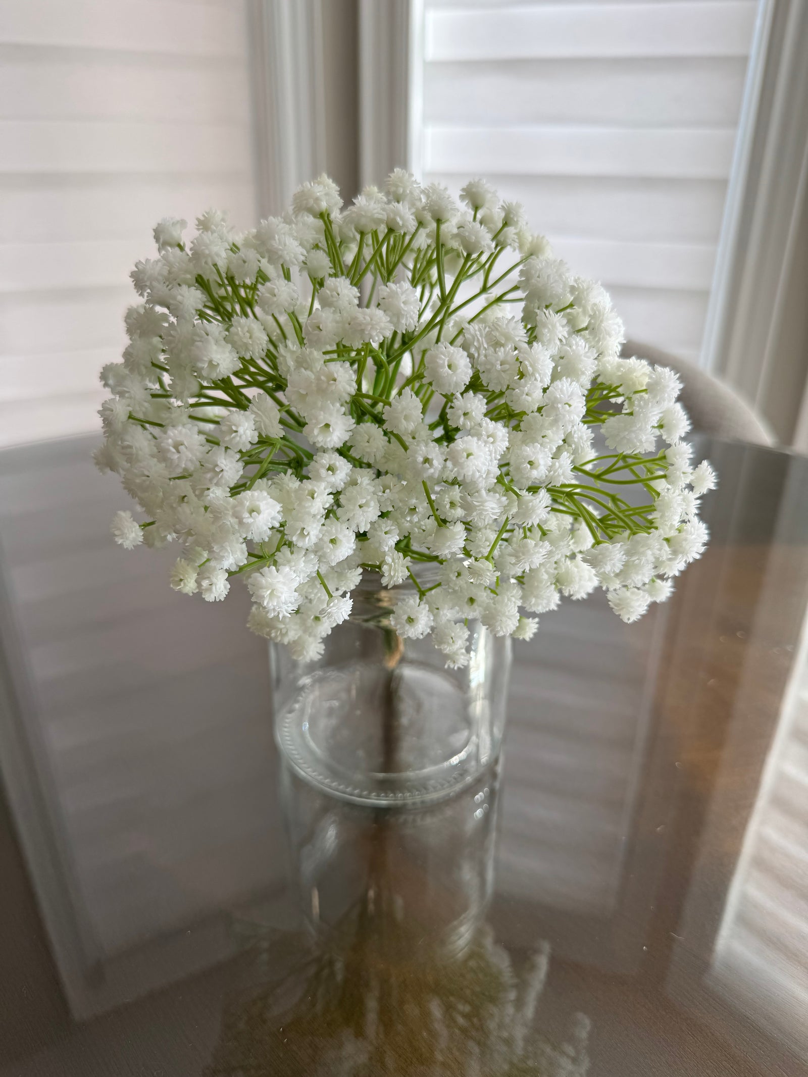 ITEM 10197 W - 9.5" FRESH TOUCH WHITE GYPSOPHILA BUNDLE - 9 STEMS PER BUNDLE