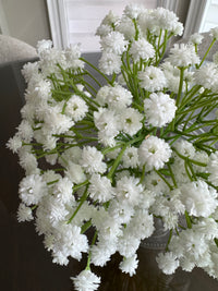 ITEM 10197 W - 9.5" FRESH TOUCH WHITE GYPSOPHILA BUNDLE - 9 STEMS PER BUNDLE