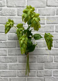 ITEM 10203 GR - 25.5" FRESH TOUCH GREEN HOPS BUNDLE WITH 5 STEMS