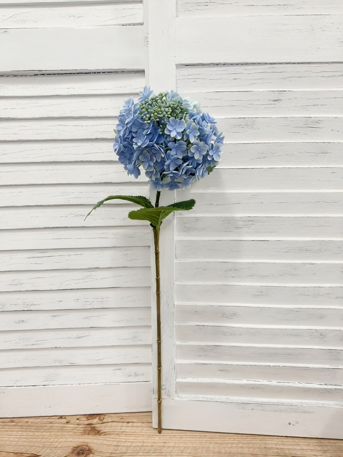 ITEM 10230 BL - 24.75" BLUE FRESH TOUCH UV SEEDED HYDRANGEA SPRAY