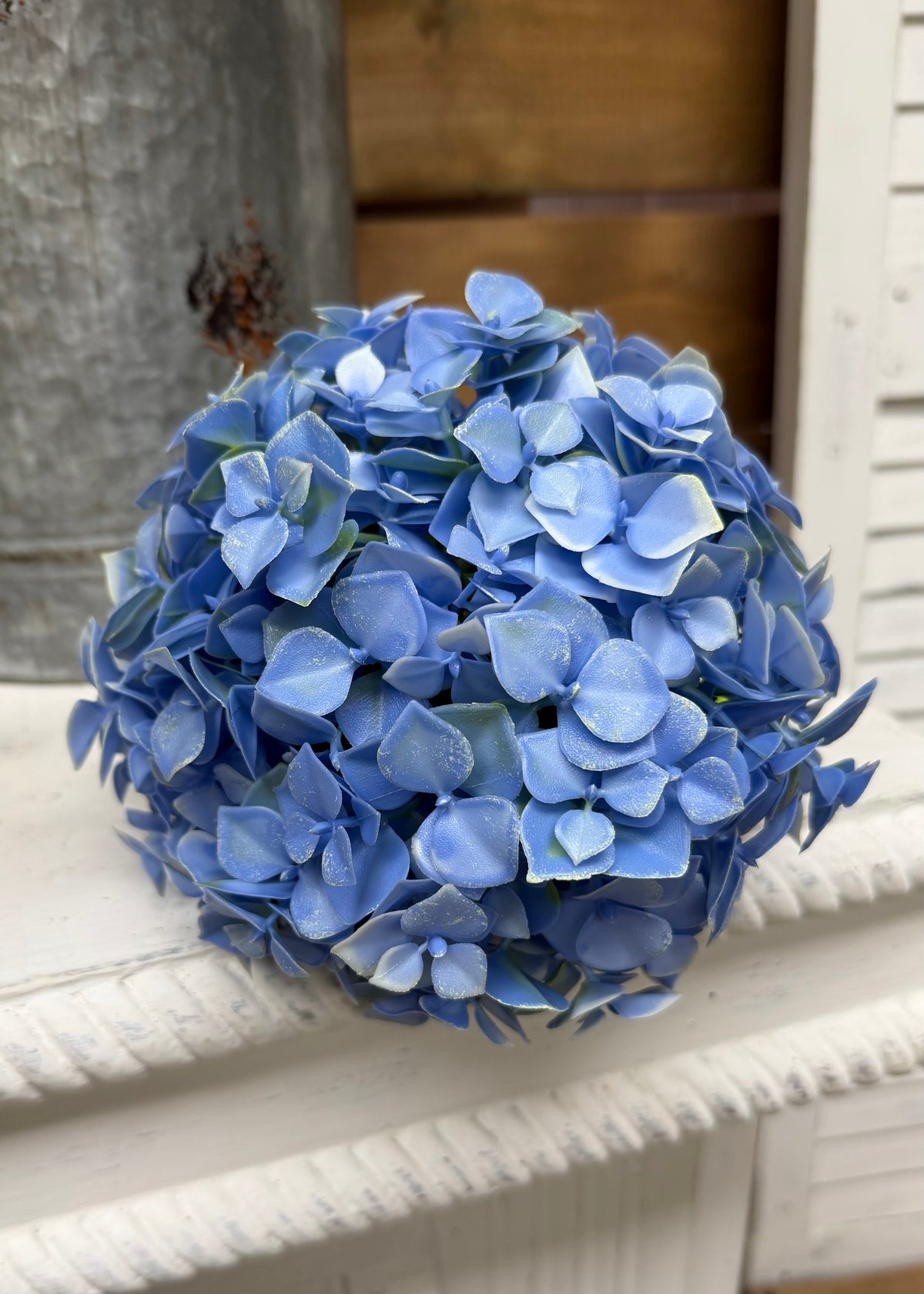 ITEM 10231 BL - 25" BLUE FRESH TOUCH UV HYDRANGEA SPRAY