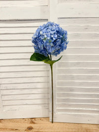 ITEM 10231 BL - 25" BLUE FRESH TOUCH UV HYDRANGEA SPRAY