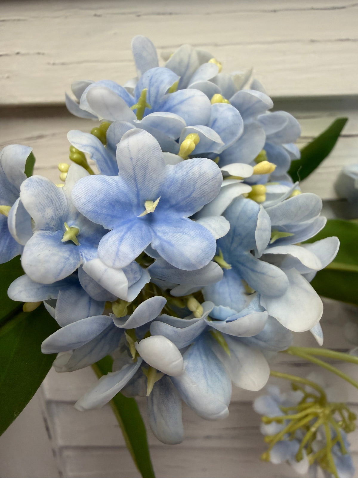 ITEM 10248 BL - 15" BLUE FRESH  TOUCH ROUND BLOSSOM PICK