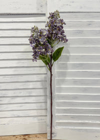 ITEM 10253 LILAC - 26" LILAC FRESH TOUCH LILAC SPRAY WITH 2 HEADS