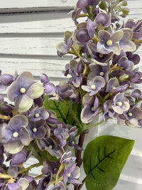 ITEM 10253 LILAC - 26" LILAC FRESH TOUCH LILAC SPRAY WITH 2 HEADS