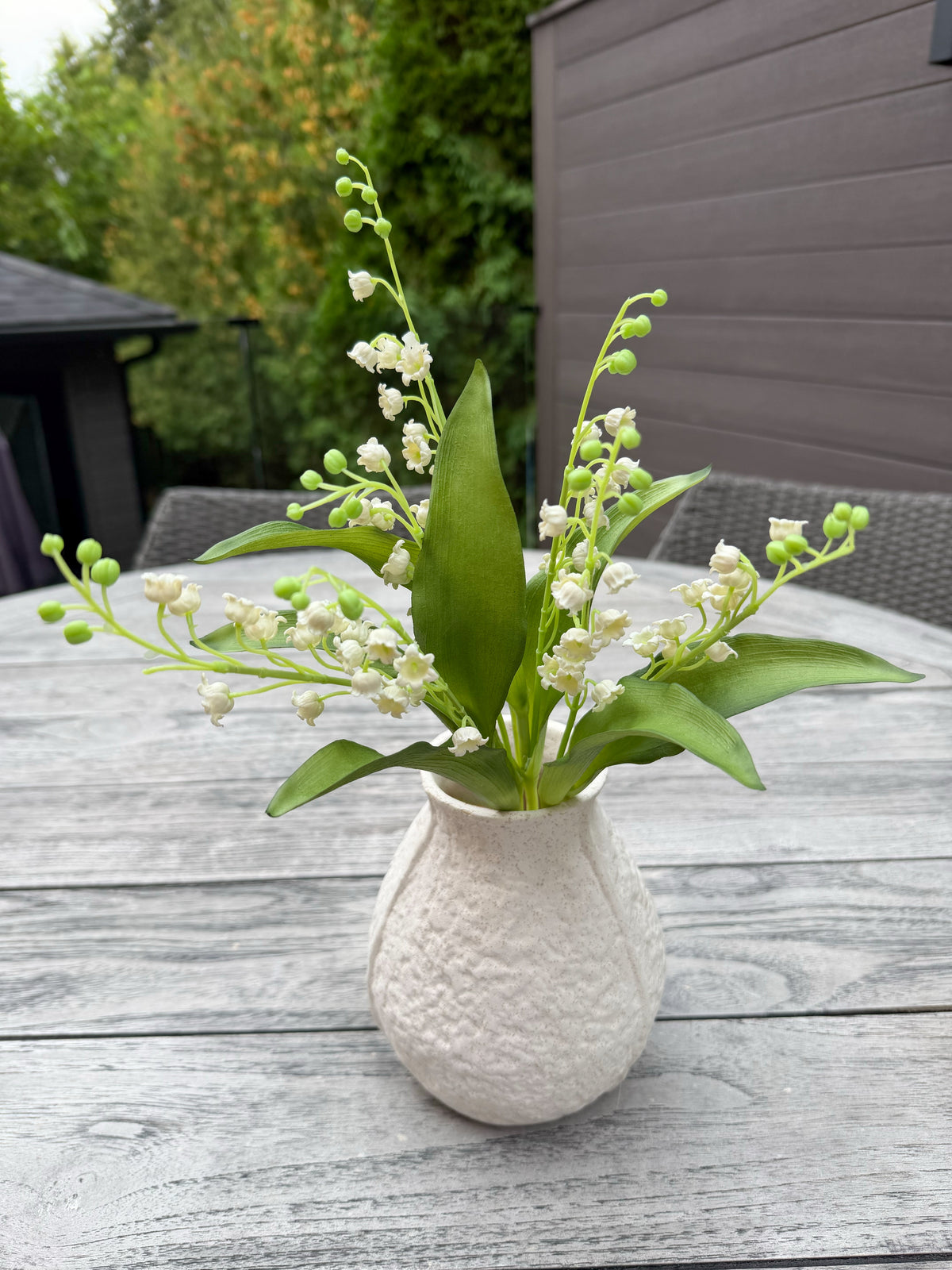 ITEM 10258 - 16" FRESH TOUCH LILY OF VALLEY BUNDLE X 5 STEMS