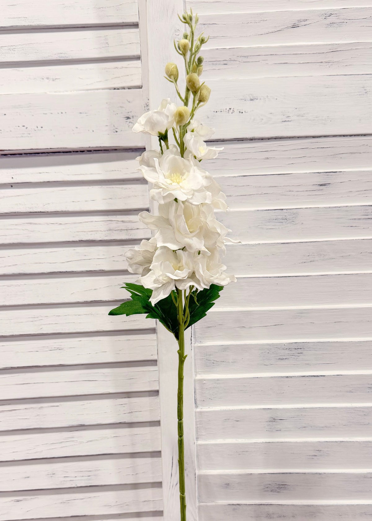 ITEM 10259 W - 28" WHITE FRESH TOUCH DELPHINIUM SPRAY
