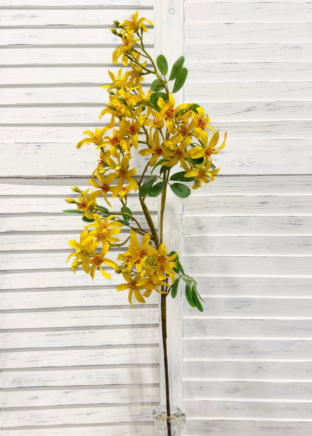 ITEM 10263 Y - 33" YELLOW FORSYTHIA SPRAY