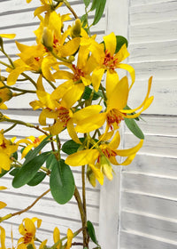 ITEM 10263 Y - 33" YELLOW FORSYTHIA SPRAY