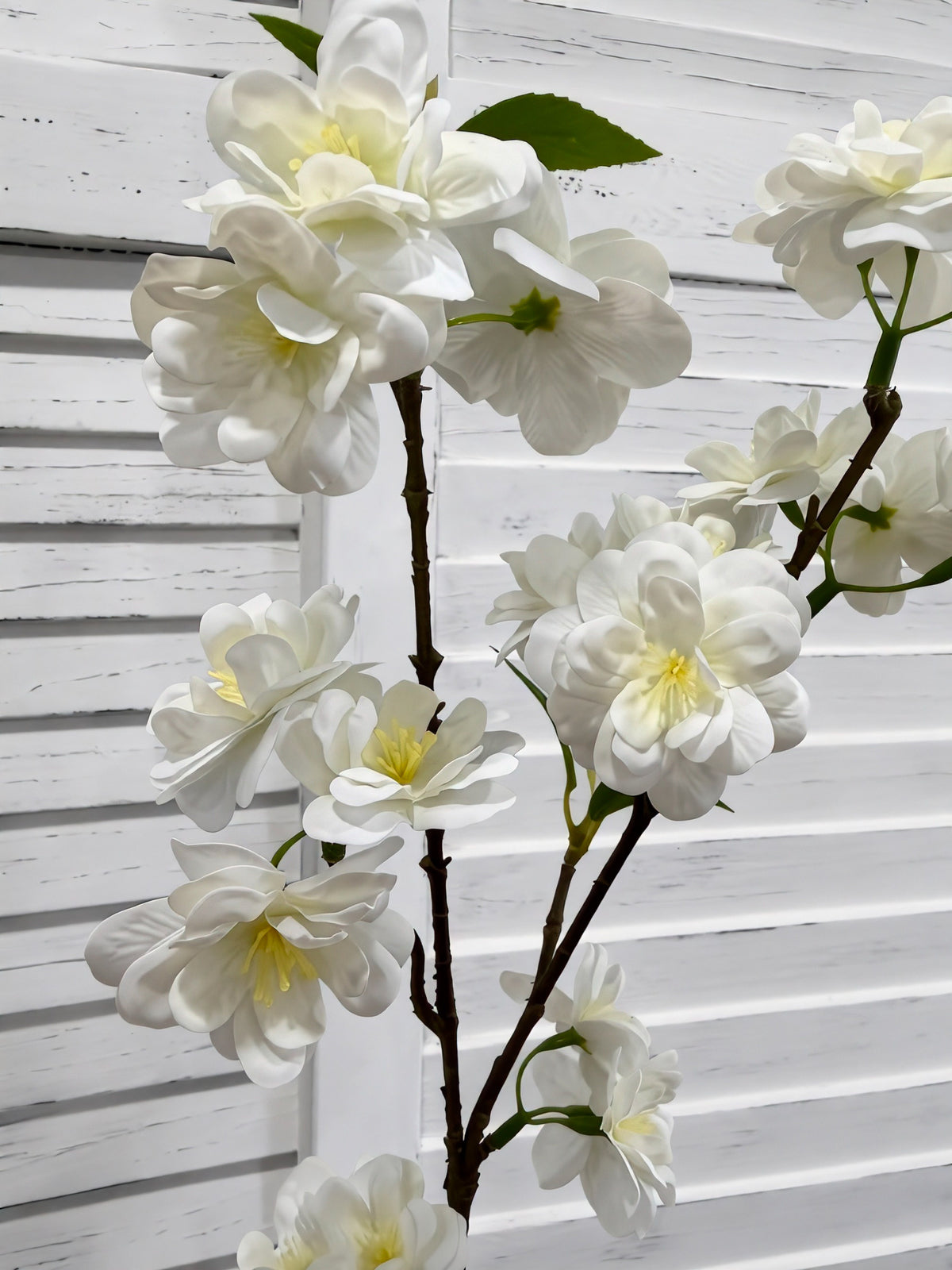 ITEM 10270 W - 28" WHITE FRESH TOUCH CHERRY BLOSSOM SPRAY