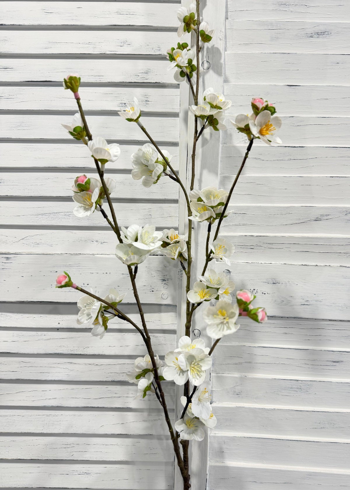 ITEM 10271 W - 42.5" WHITE FRESH TOUCH CHERRY BLOSSOM SPRAY
