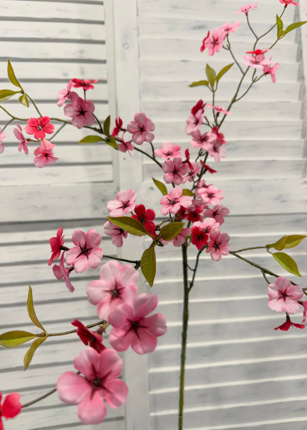 ITEM 10273 DKPK - 33.5" DARK PINK PEACH BLOSSOM SPRAY