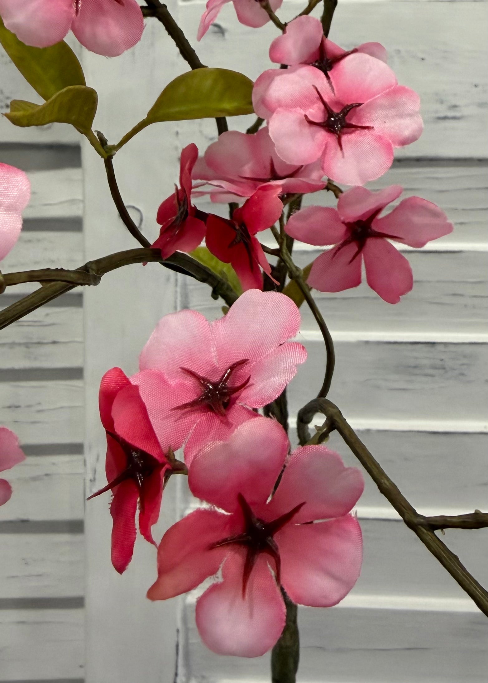 ITEM 10273 DKPK - 33.5" DARK PINK PEACH BLOSSOM SPRAY