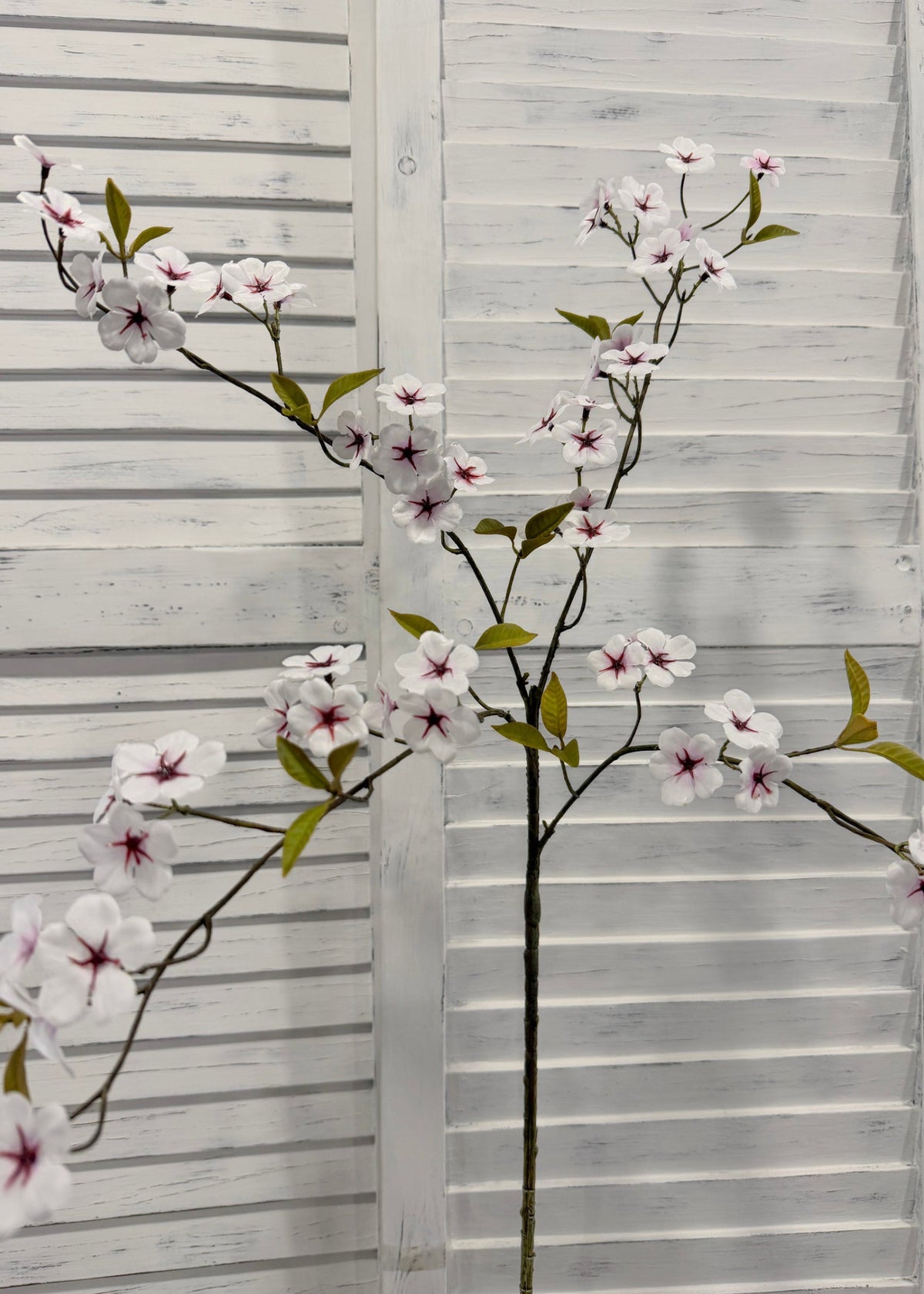 ITEM 10273 WPK - 33.5" WHITE PINK PEACH BLOSSOM SPRAY