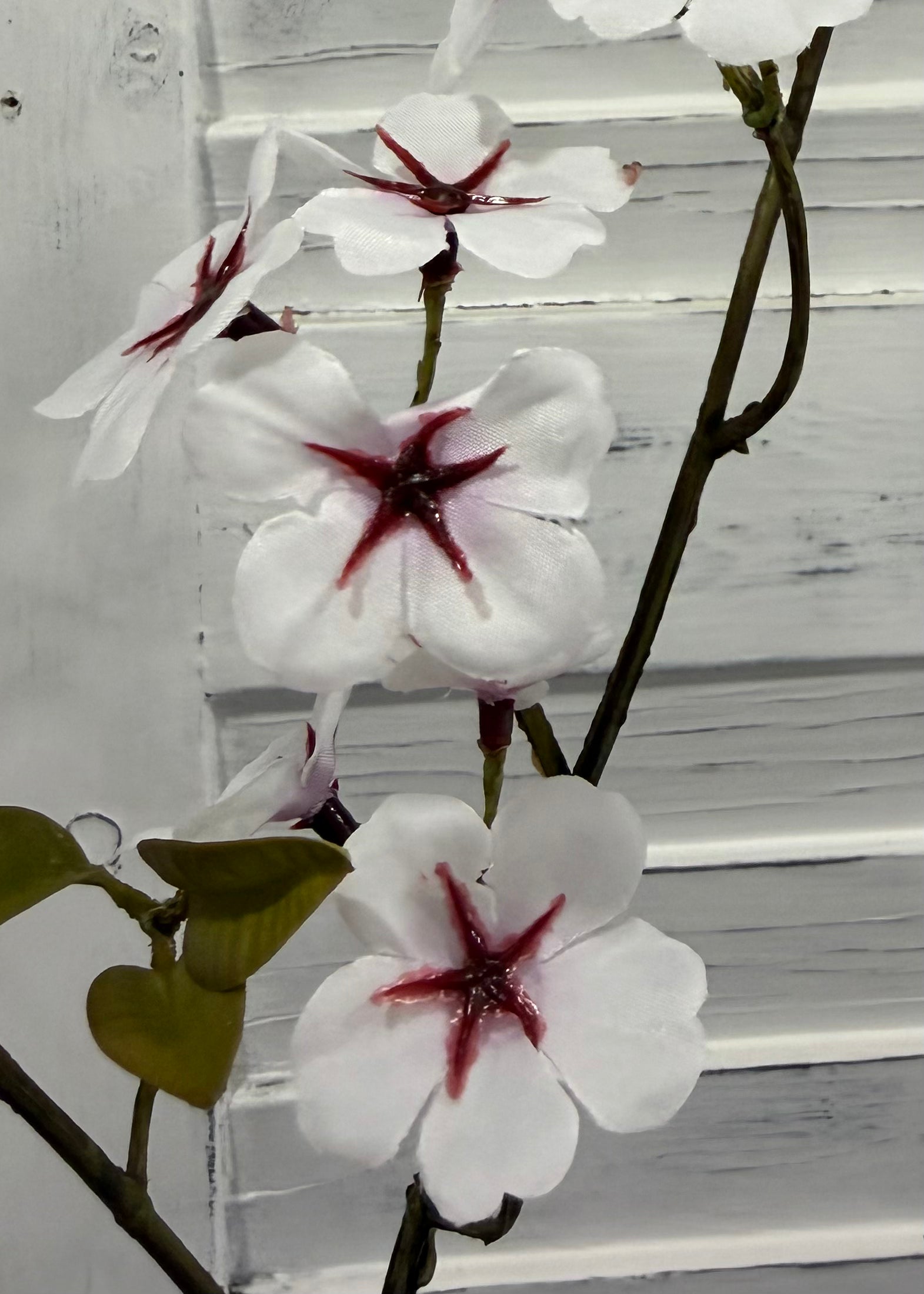 ITEM 10273 WPK - 33.5" WHITE PINK PEACH BLOSSOM SPRAY