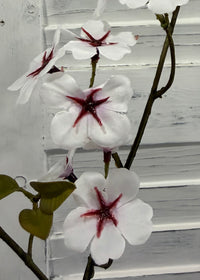 ITEM 10273 WPK - 33.5" WHITE PINK PEACH BLOSSOM SPRAY