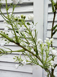 ITEM 10274 W - 32" WHITE BABY'S BREATH BRANCH