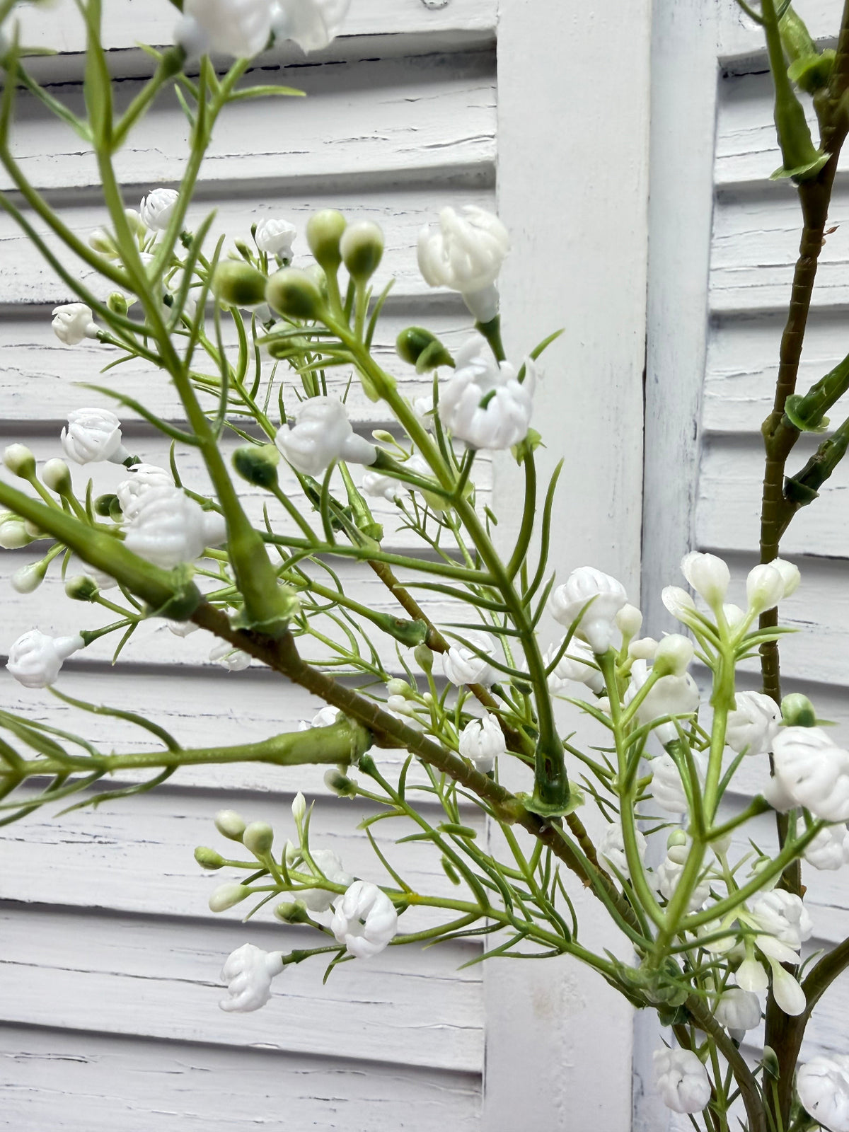 ITEM 10274 W - 32" WHITE BABY'S BREATH BRANCH