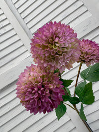 ITEM 10279 LV - 30" LAVENDER MUM SPRAY WITH 3 HEADS
