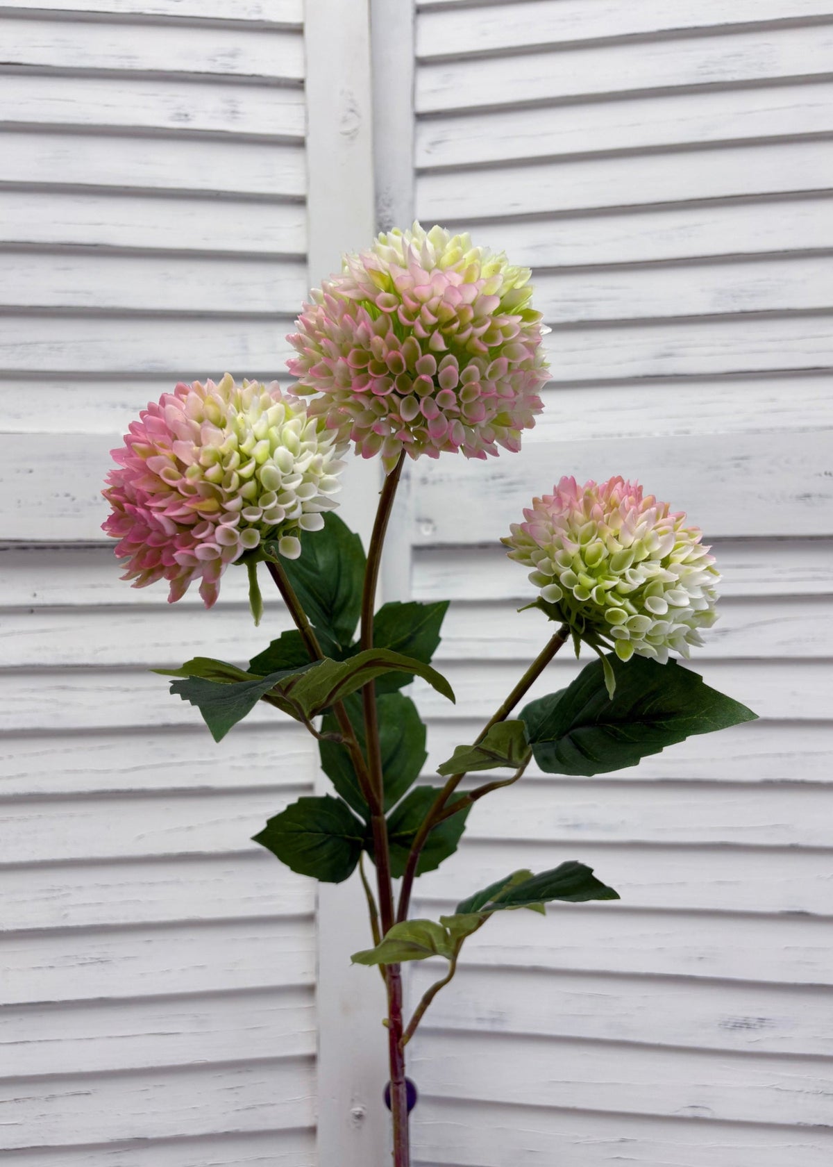 ITEM 10279 PKW - 30" PINK WHITE MUM SPRAY WITH 3 HEADS