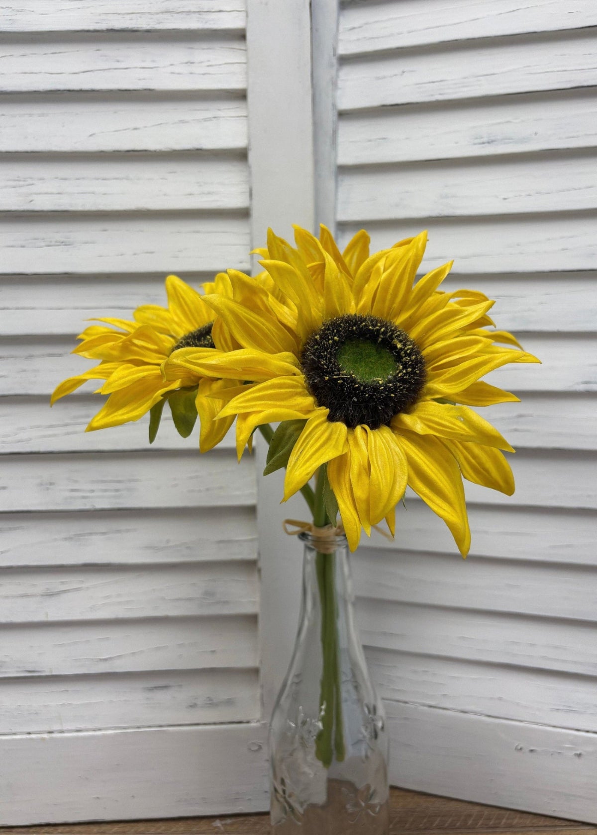 ITEM 10292 - 13" FRESH TOUCH SUNFLOWER BUNDLE WITH 3 STEMS