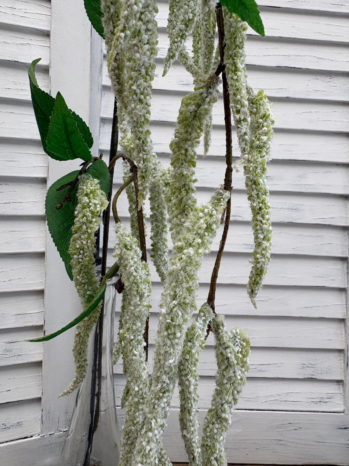 ITEM 10293 W - 36" WHITE AMARANTHUS SPRAY