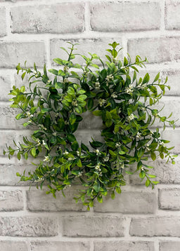 ITEM 11461 - 4.5" INSIDE, 11"OUTSIDE DIM -  ORANGE JASMINE CANDLE RING