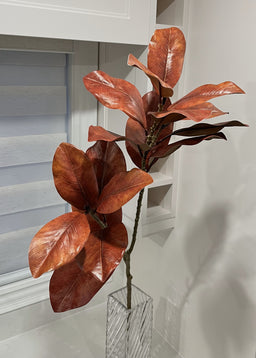 ITEM 11482 RED - 45" RED MAGNOLIA SPRAY