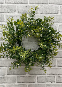 ITEM 11497 - 6.5" INSIDE DIM, 15" OUTSIDE DIM, ORANGE JASMINE WREATH