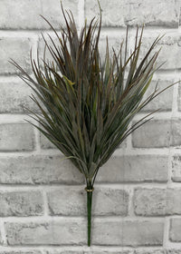 ITEM 11508BURGR - 15" BURGUNDY GREEN CATTAIL GRASS BUSH