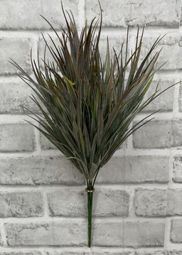 ITEM 11508BURGR - 15" BURGUNDY GREEN CATTAIL GRASS BUSH