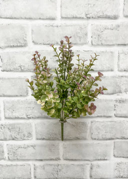 ITEM 11540  - 10" BURGUNDY GREEN EUCALYPTUS BUSH