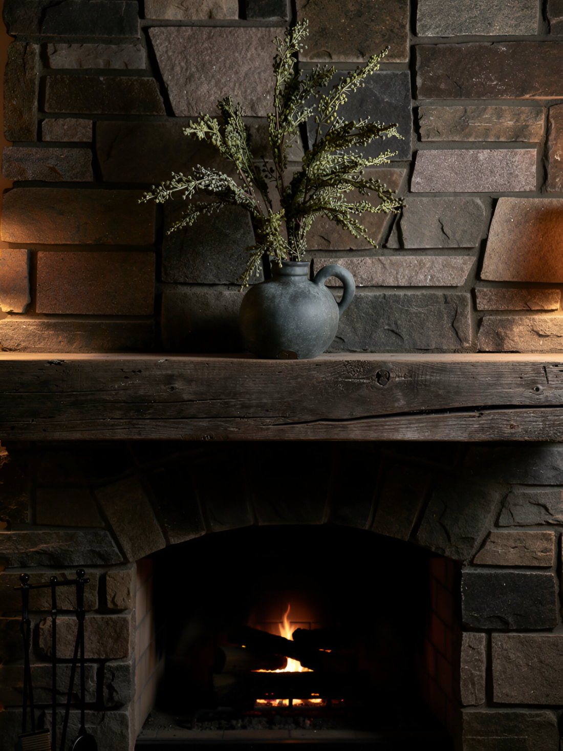 ITEM 11543 GR  - 18" GREEN PEPPERBERRIES BUSH