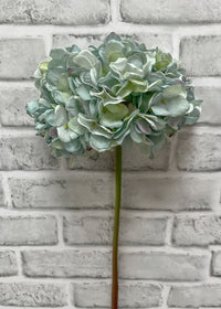 ITEM 11547 BL  - 23" BLUE DRIED LOOK HYDRANGEA STEM