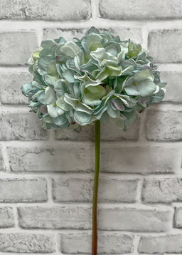 ITEM 11547 BL  - 23" BLUE DRIED LOOK HYDRANGEA STEM