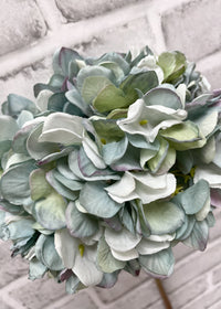 ITEM 11547 BL  - 23" BLUE DRIED LOOK HYDRANGEA STEM