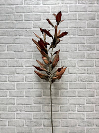 ITEM 11556 RUST - 38" RUST DRIED LOOK LEAVES SPRAY