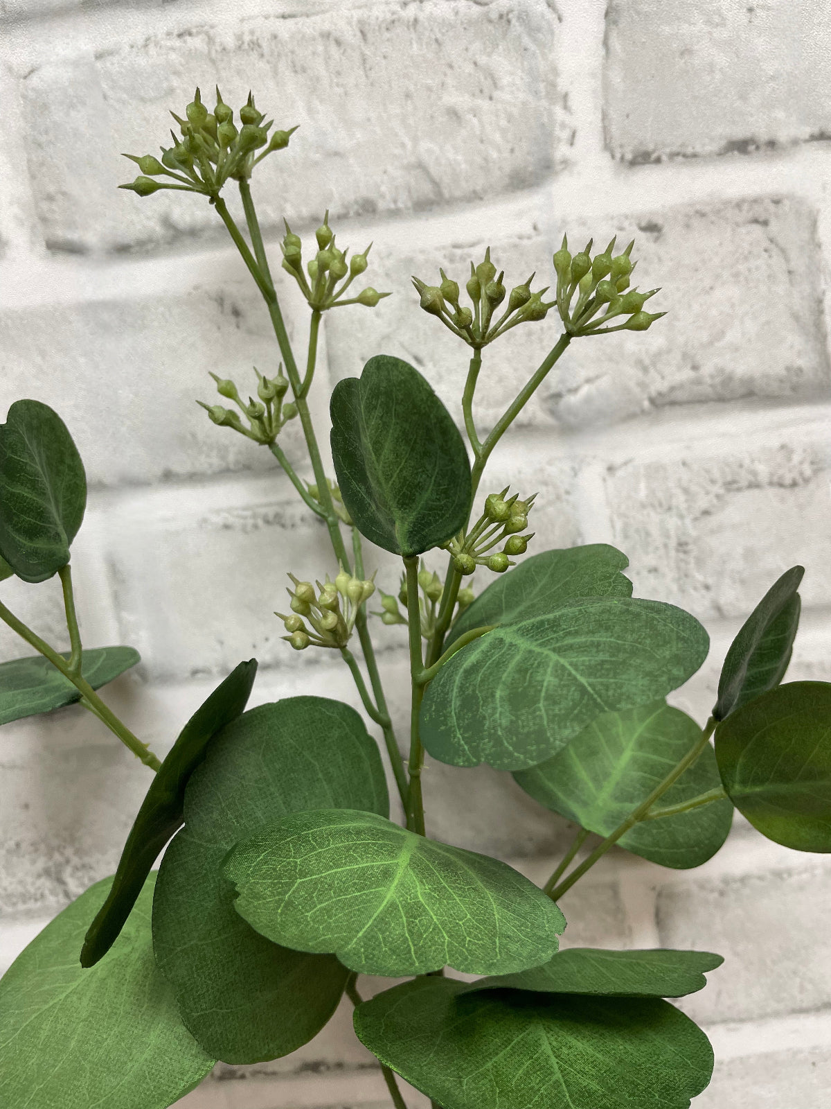 ITEM 11565 - 19.5" FRESH TOUCH EUCALYPTUS / BERRIES BUNDLE WITH 5 STEMS